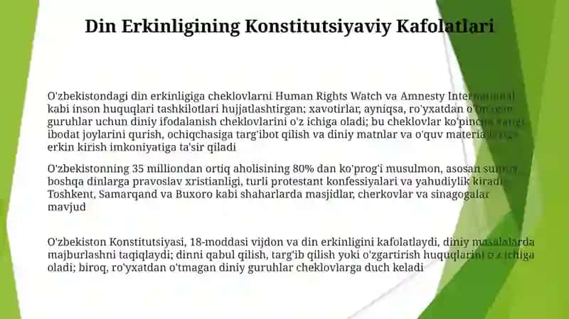 O'zbekistonda din va diniy erkinliklar 3