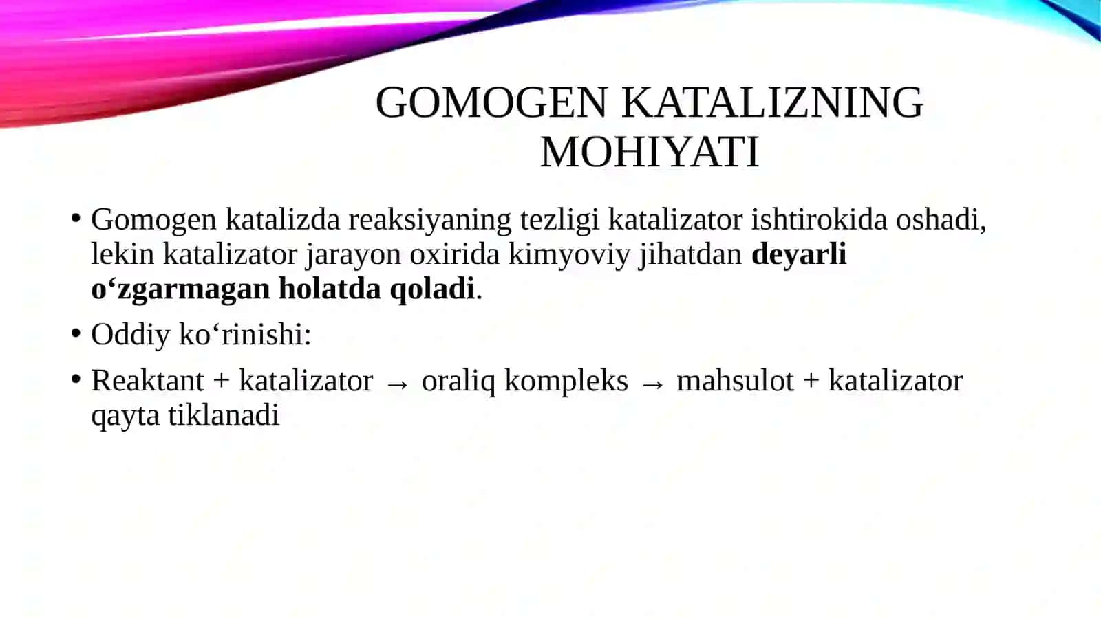 Gomogen kataliz 3