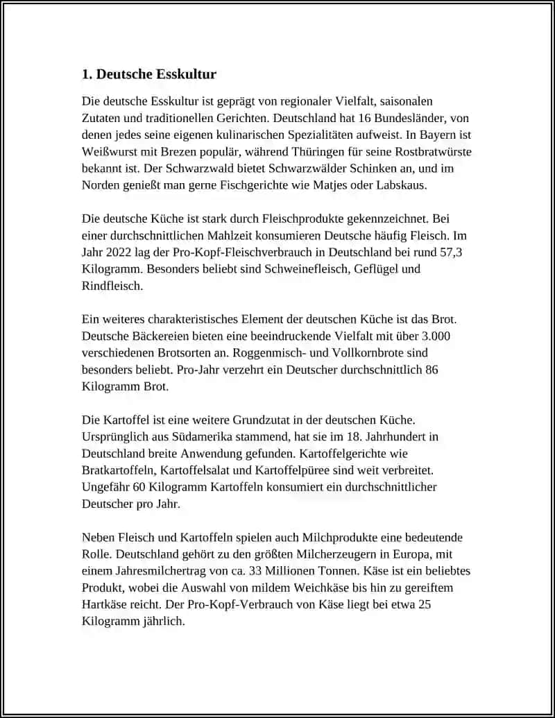 Deutsche Esskultur 3