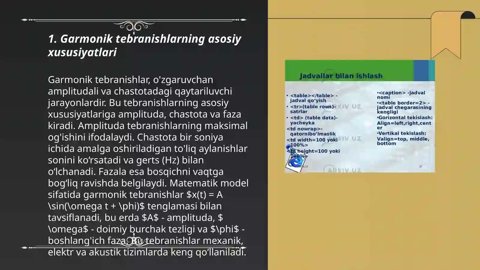 Garmonik ossillyator energiyasi 3