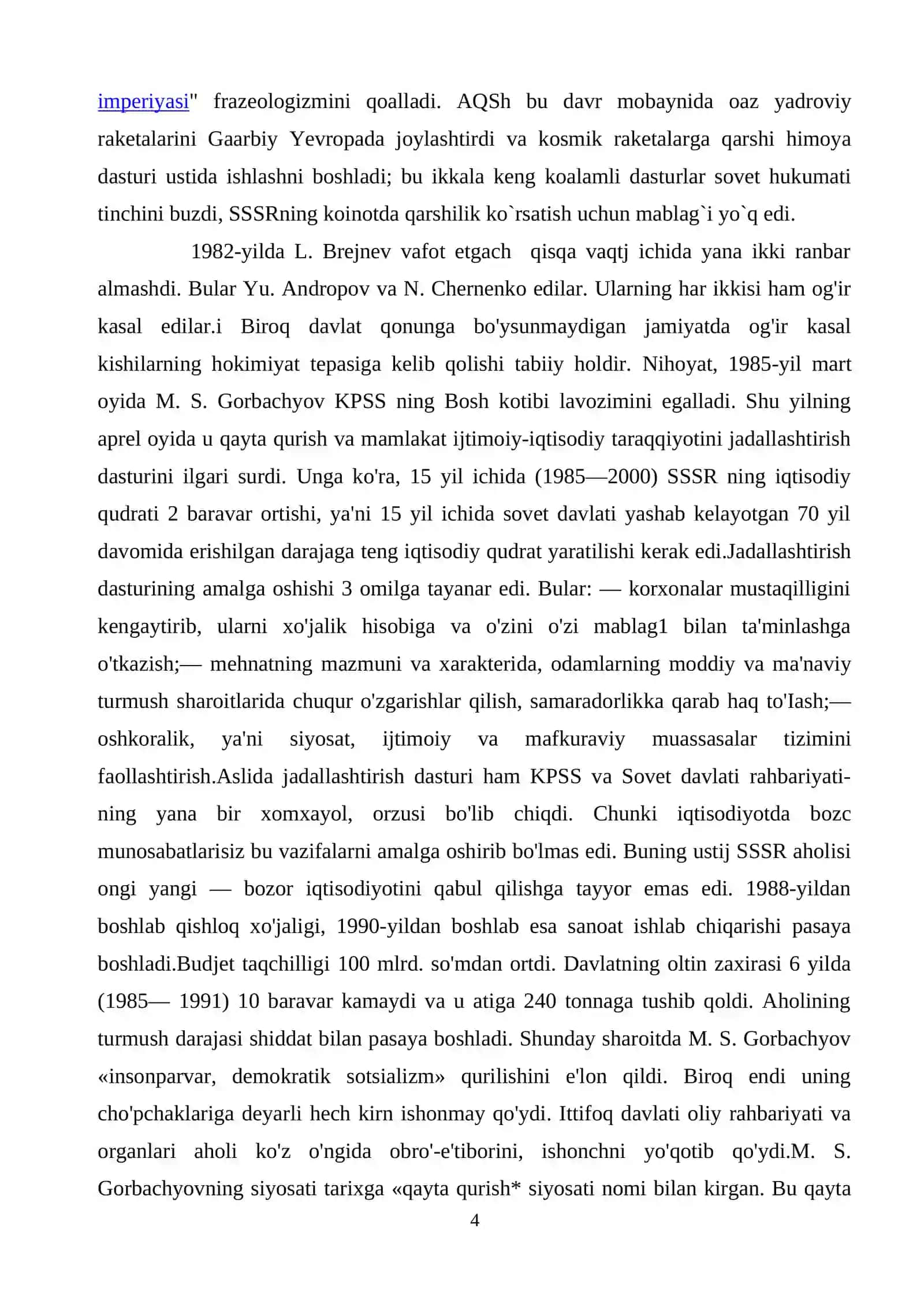 SSSR qanday parchalangandi - qabohat saltanatining yo'qlikka yuz tutish sabablari 3