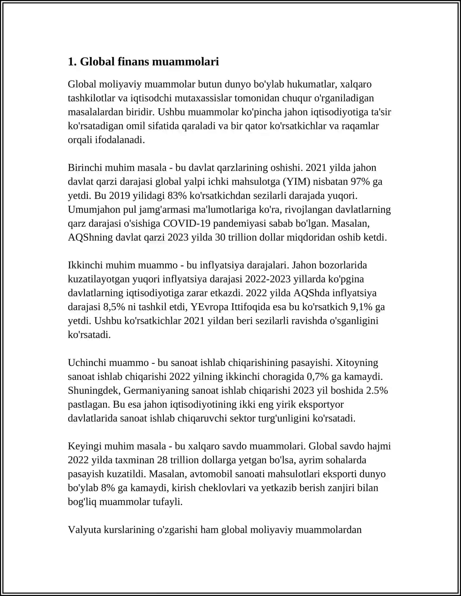 GLOBAL MUAMMONING MEZONLARI VA DARAJALARI 3