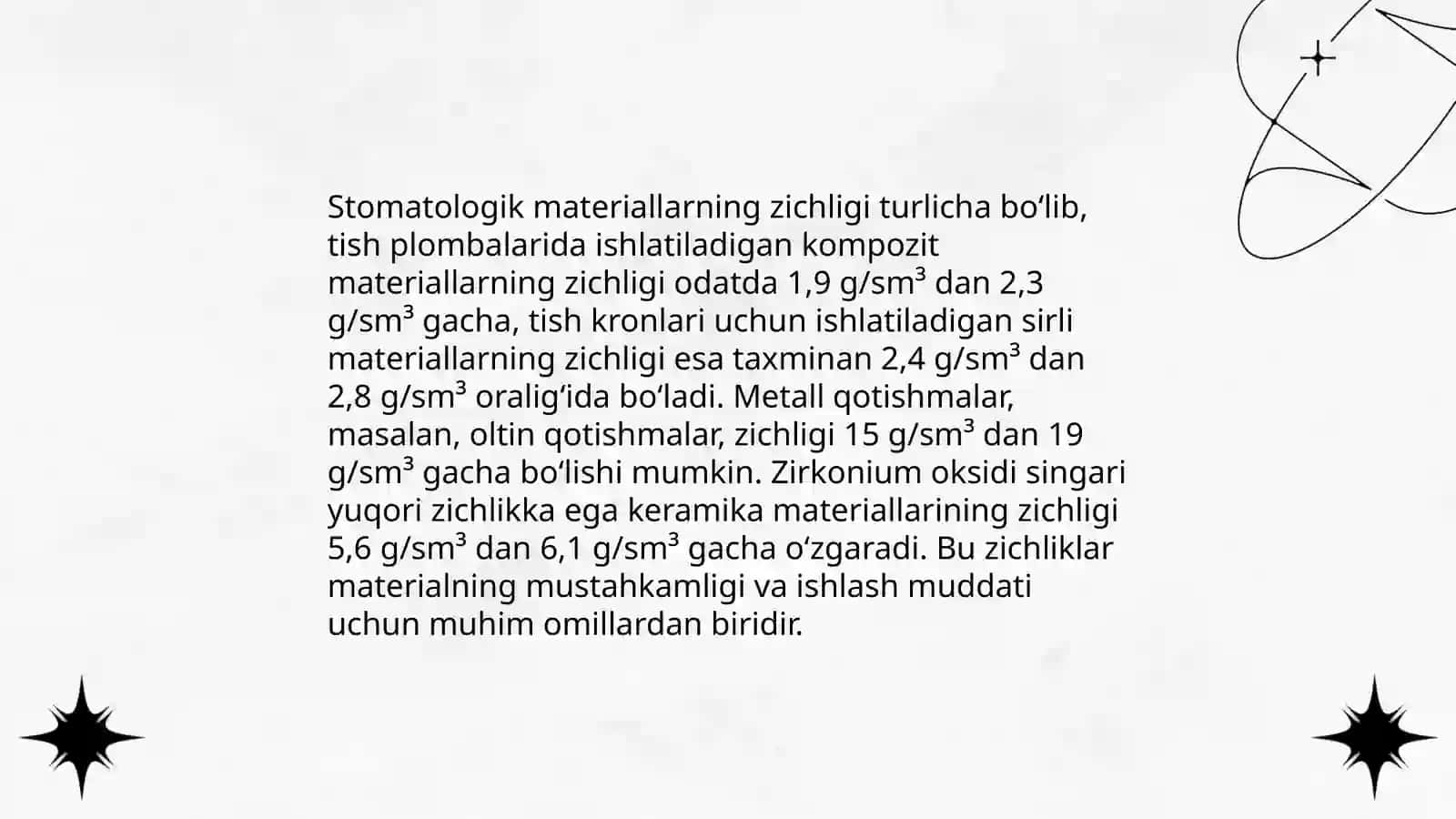 Stomatologik materiallaring fizik-mexanik xossalari 3