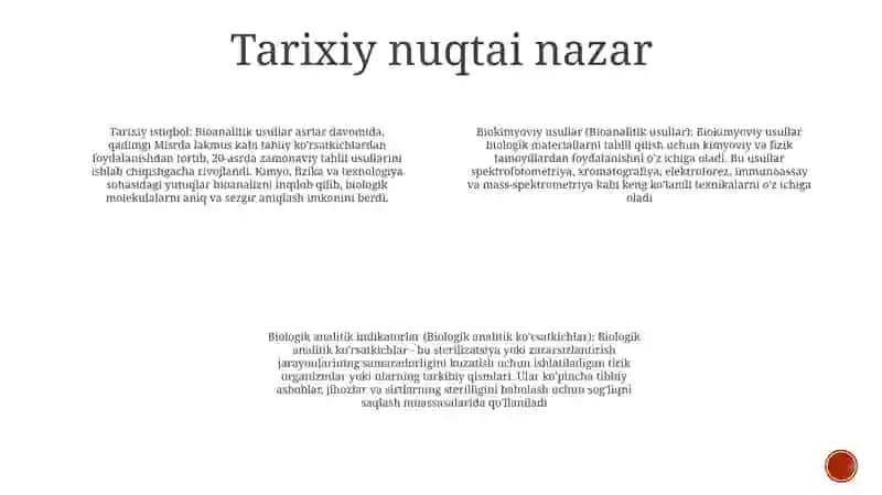 Biokimyoviy Usullar 3