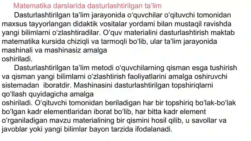 Matematika oqitish metodikasida masofaviy talim tizimili. 3