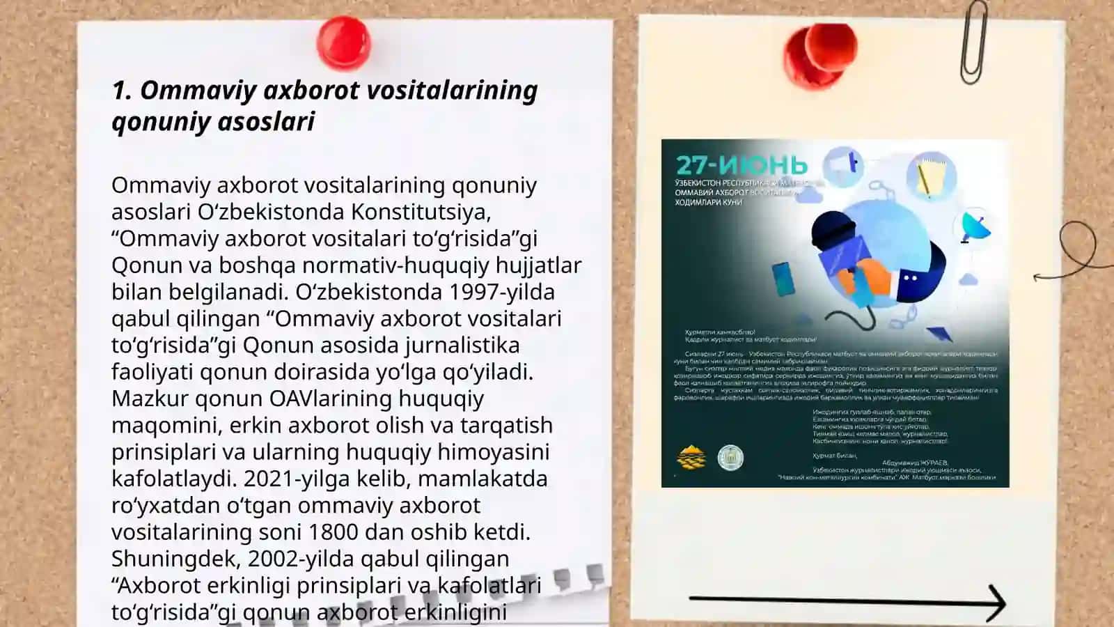 Ommaviy axborot vositalarining qonuniy asoslari 3