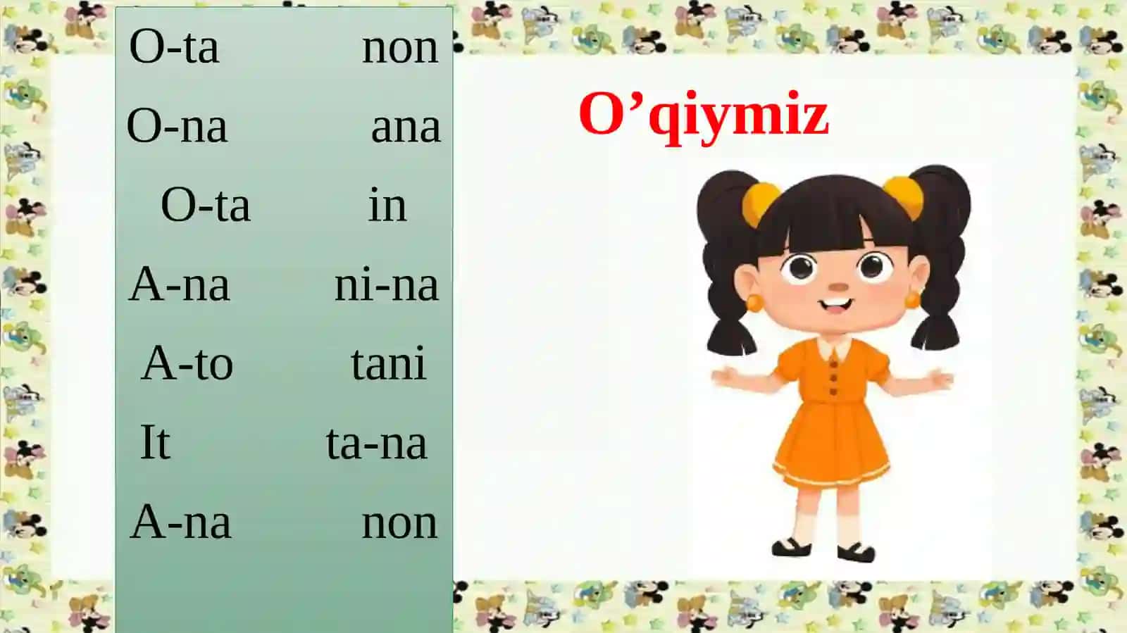 [i]tovushi.Iiharfi mustahkamlash 3