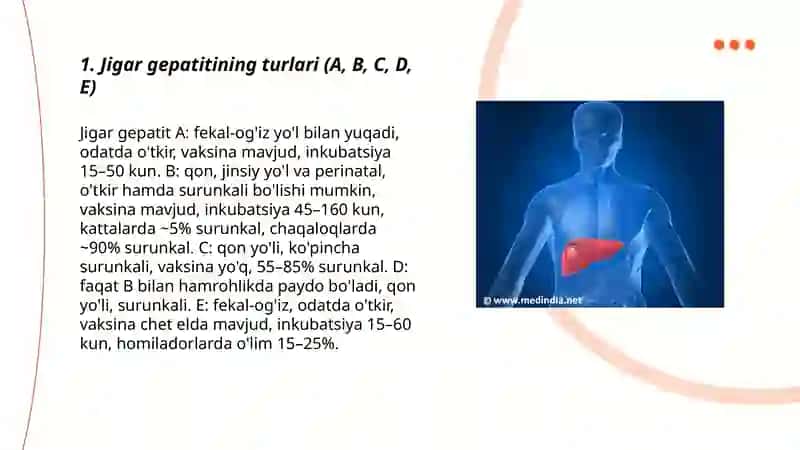 Jigar gepatit va oʻt pufagi kasalliklari 3
