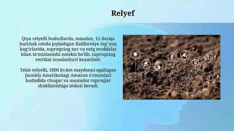Tuproq ҳосил қилувчи омиллар 3