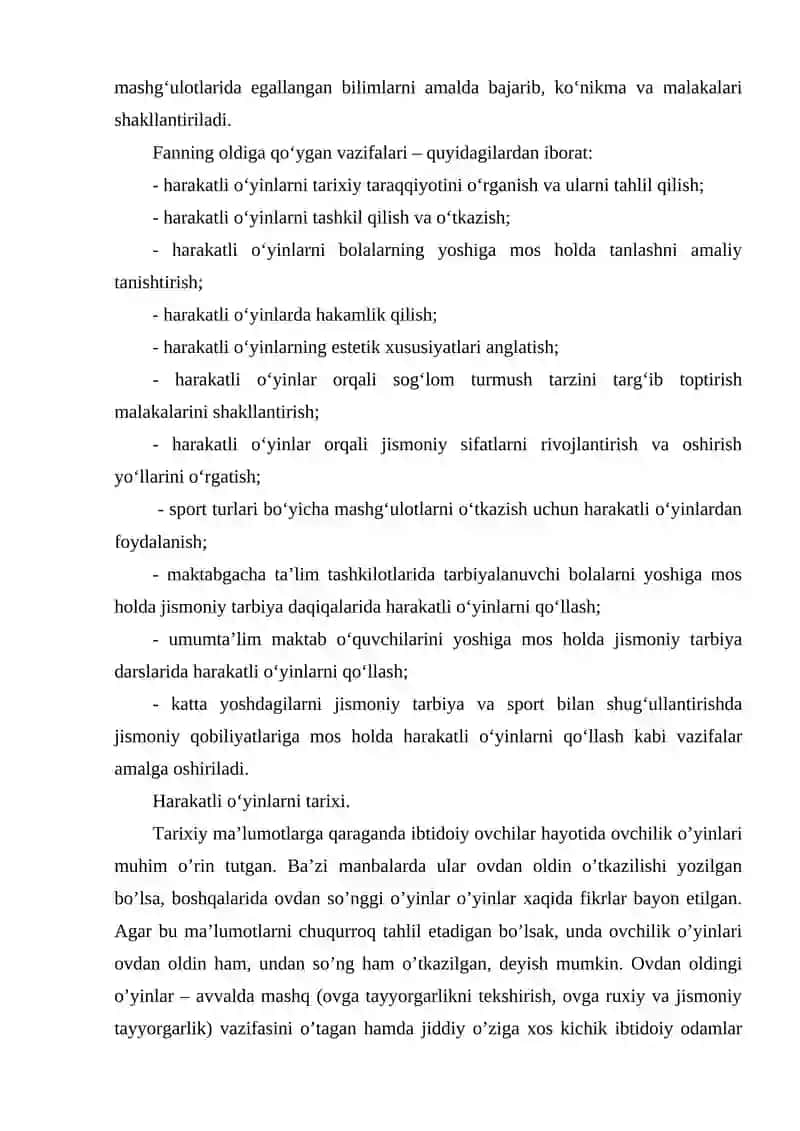 Milliy va harakatli o‘yinlar va uni o‘qitish metodikasi 3