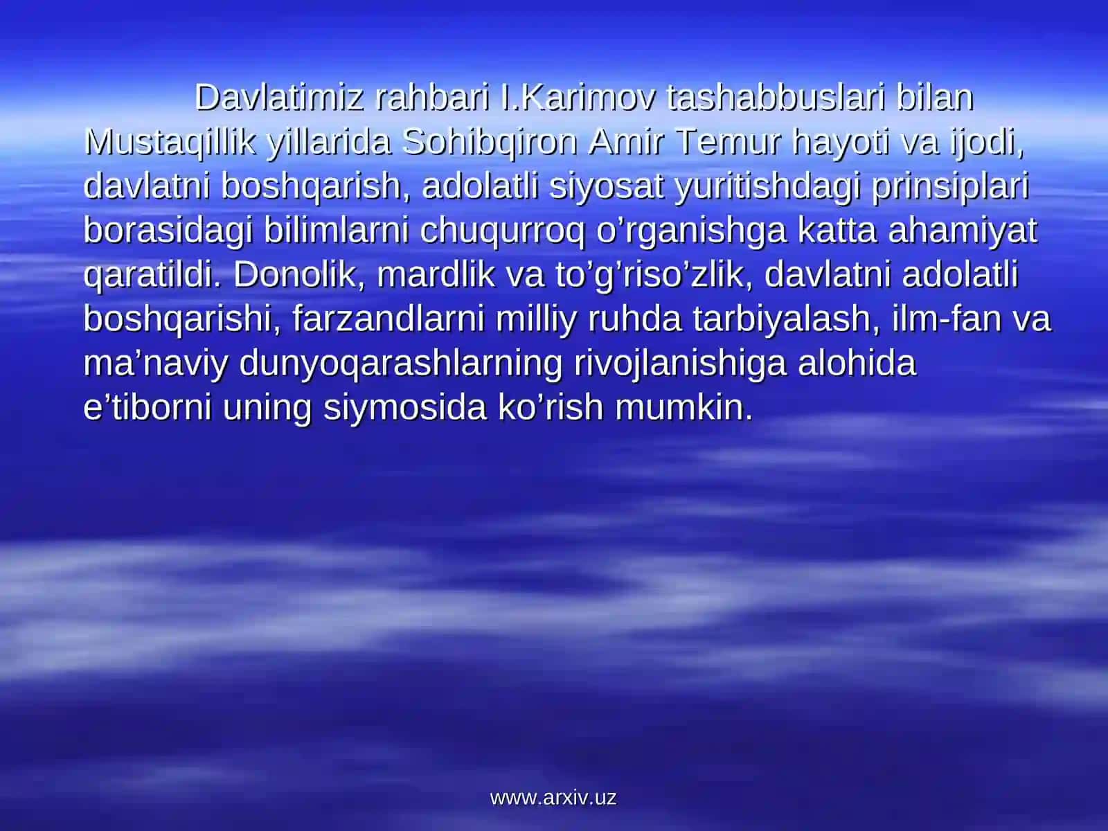 Amir Temur 3