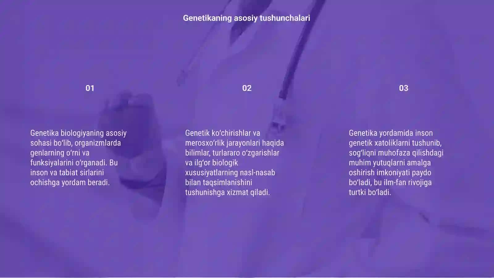 Umumiy genetika asoslari 3