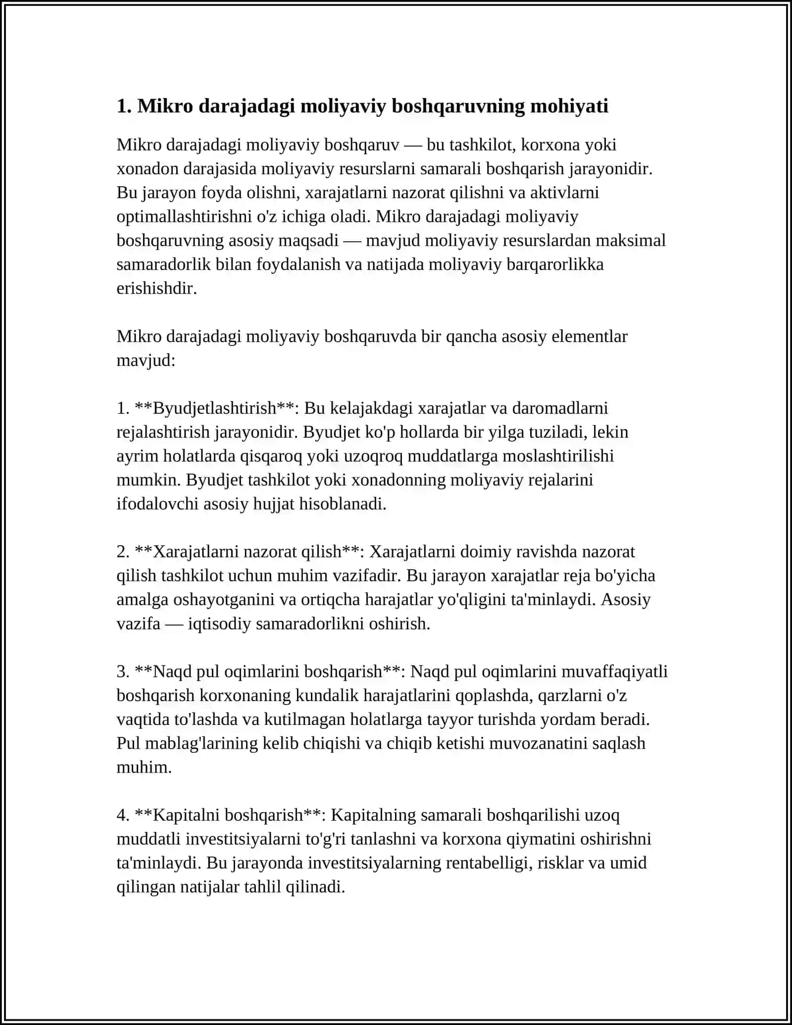 MIKRO DARAJADAGI MOLIYAVIY BOSHQARUV 3