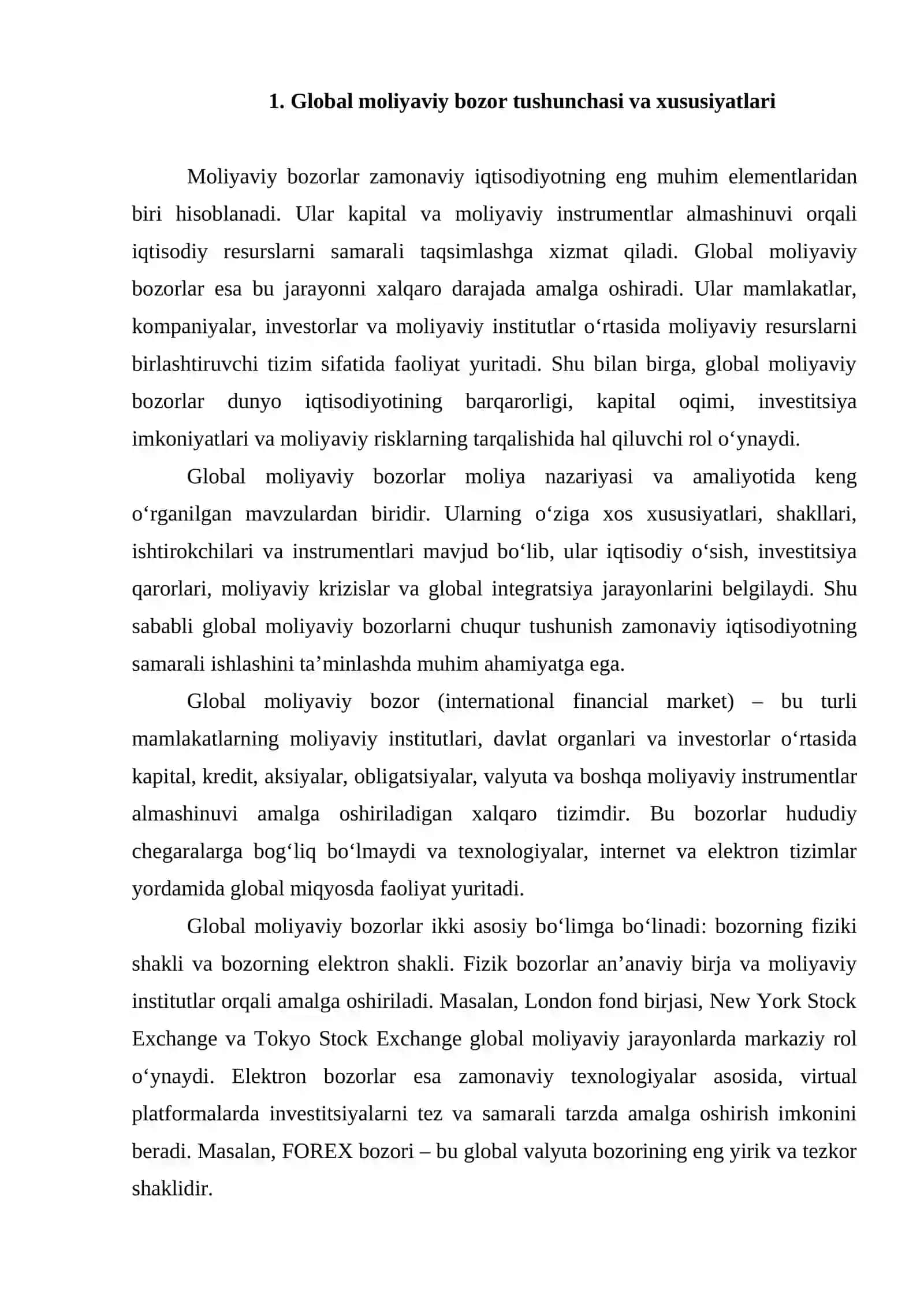 Global va mintaqaviy moliyaviy bozorlarning o‘zaro bog‘liqligi 3