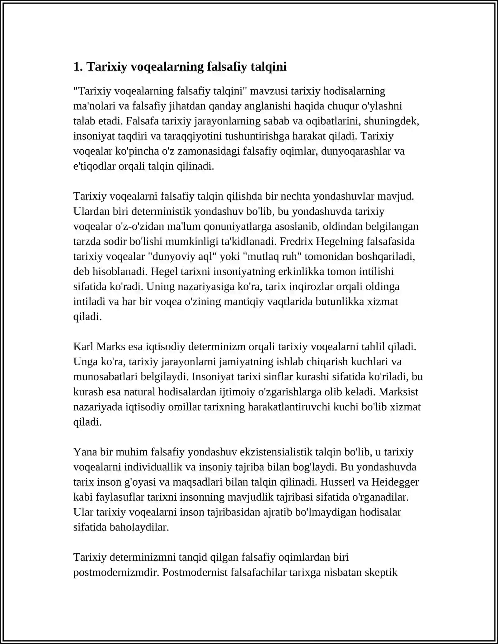 TARIX FANIDAGI ASOSIY FALSAFIY YONDASHUVLAR VA USLUBLAR 3