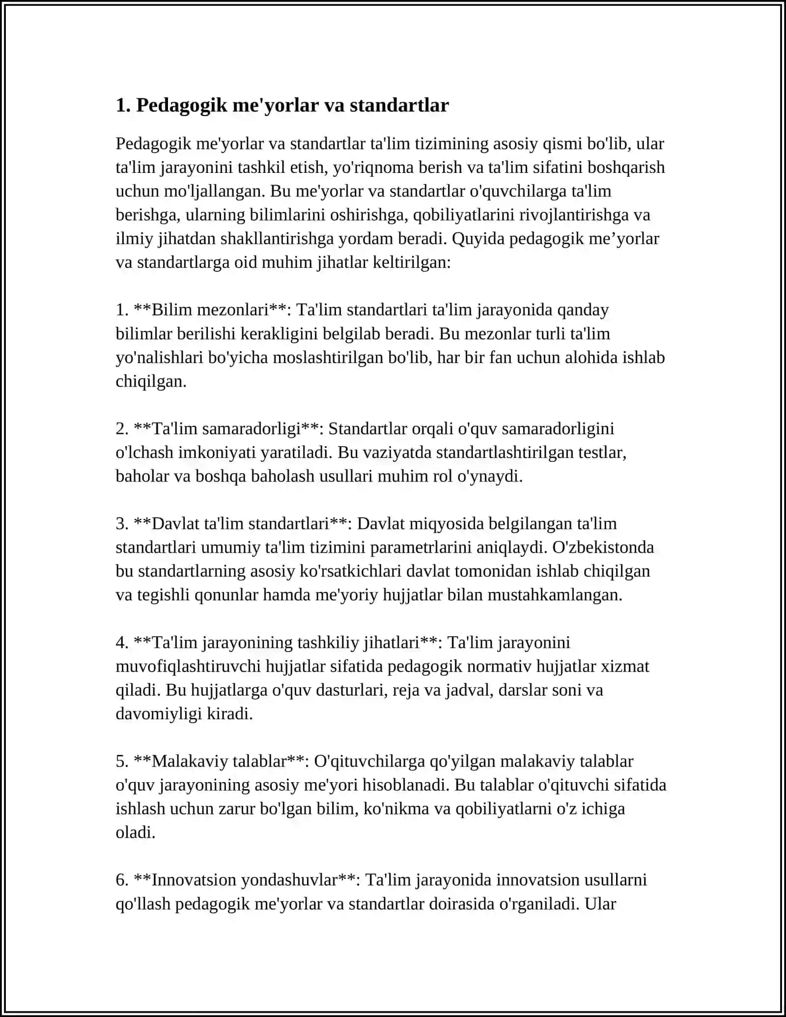 PEDAGOGIK KOMPETENTLIK VA PEDAGOGIK MAXORAT TUSHUNCHASI 3