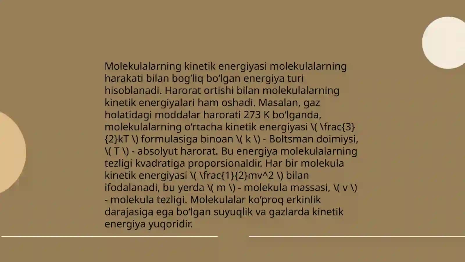Gaz molekulalarining tezliklari boʻyicha taqsimoti 3