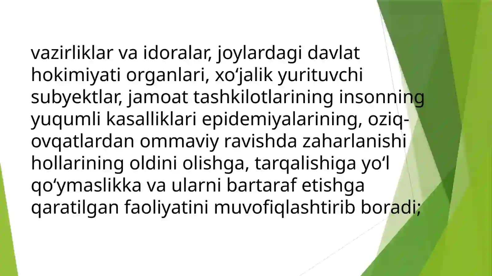 Davolash profilaktik muassasalarda va sanitariya epidemiologiya muassasalarda epidemiyaga qarshi ishlarni tashkillashtirish 3