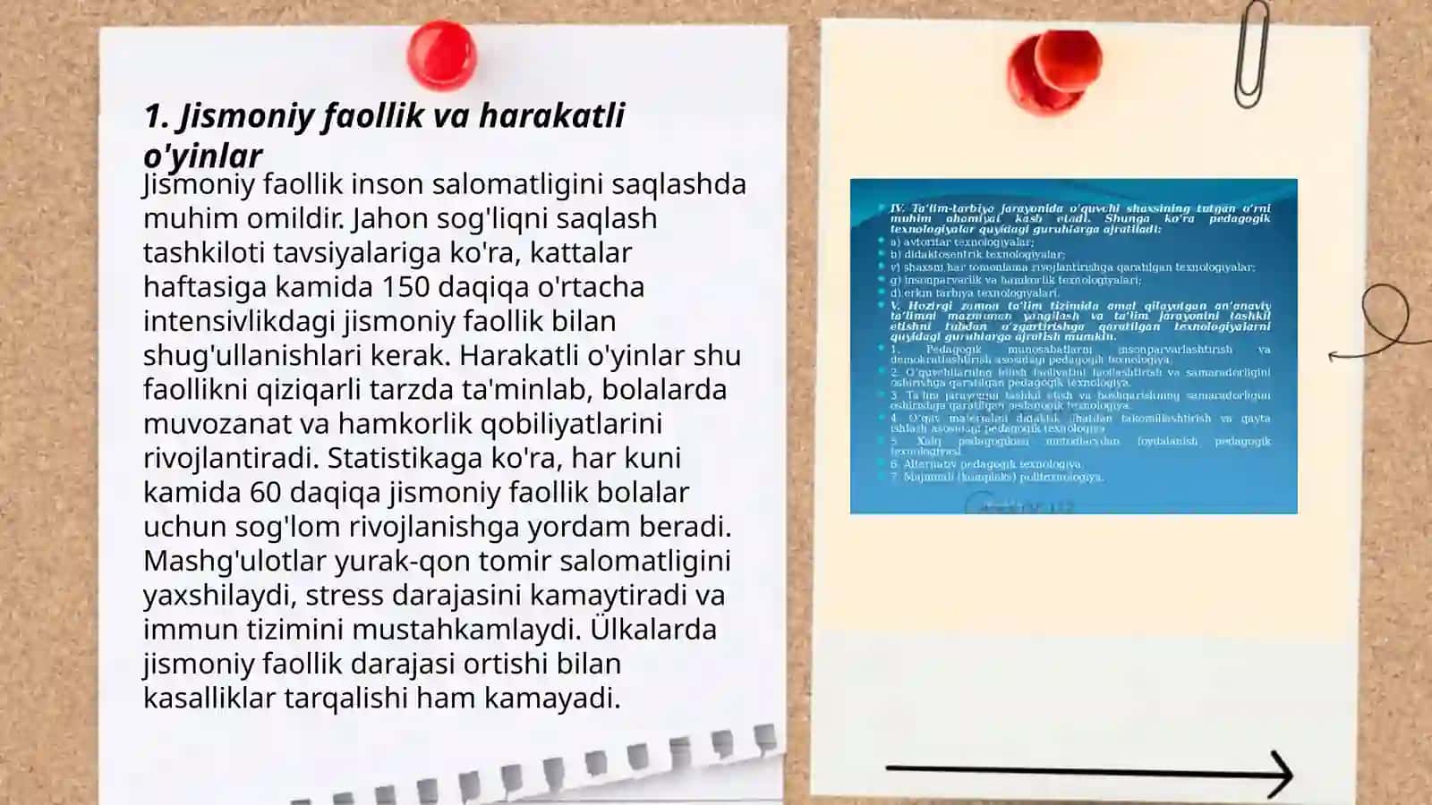 Jismoniy faollik va harakatli o'yinlar 3