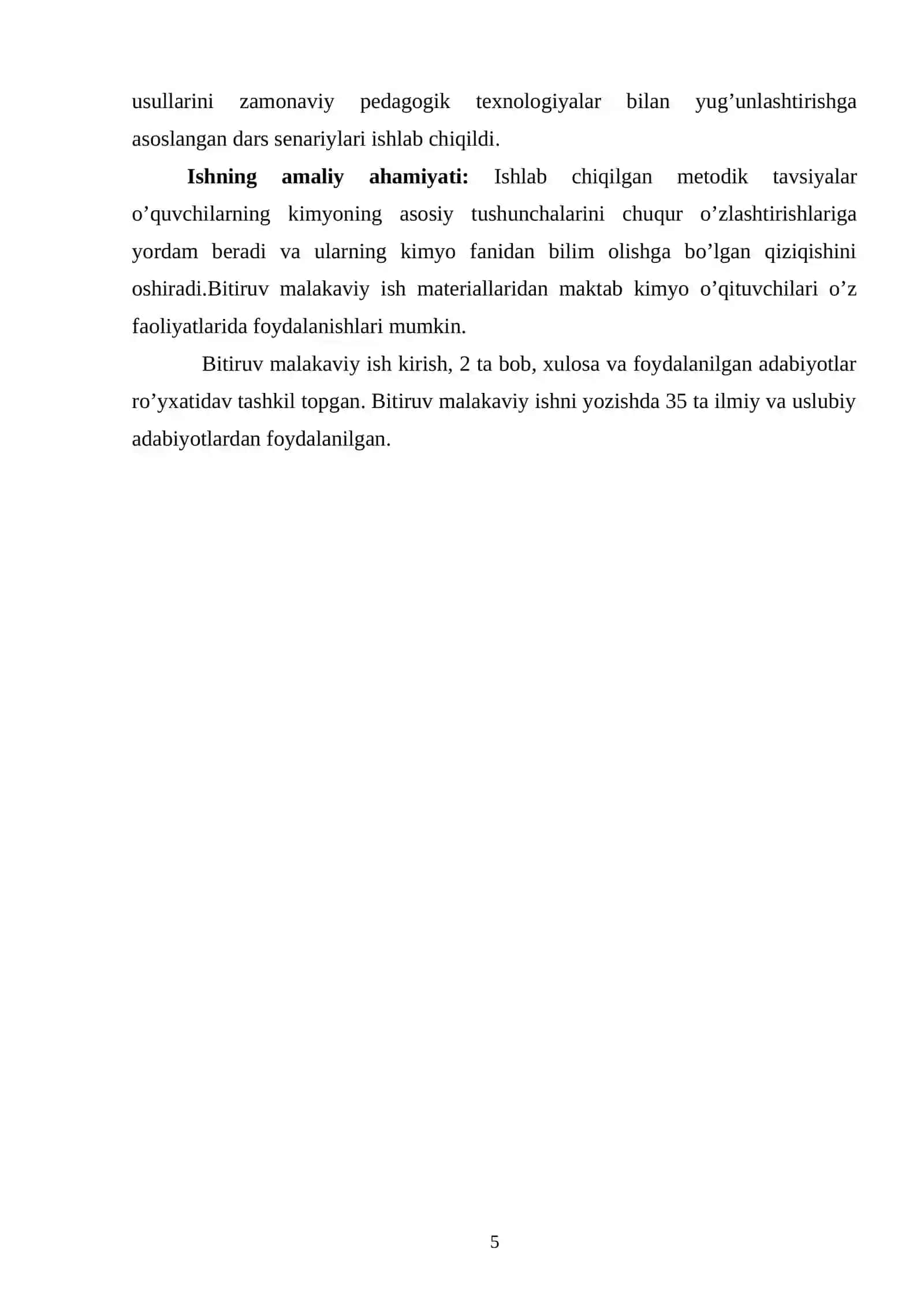 O’quvchilarda kimyoning asosiy tushunchalarini shakllantirish metodikasi 3