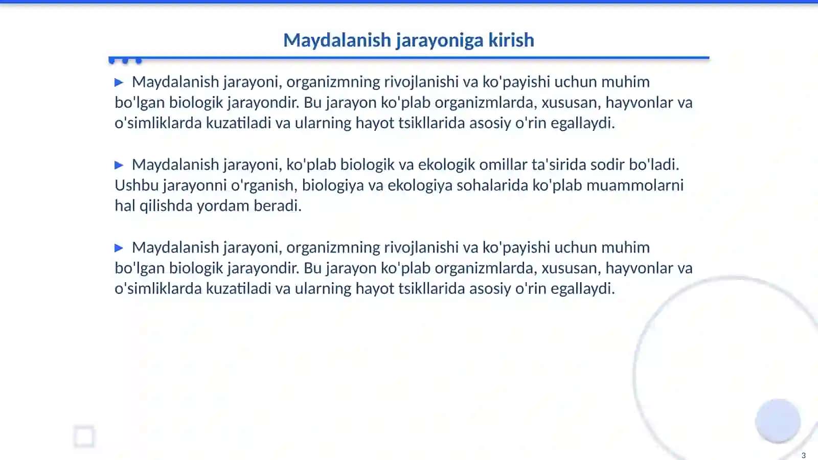 Maydalanish 3