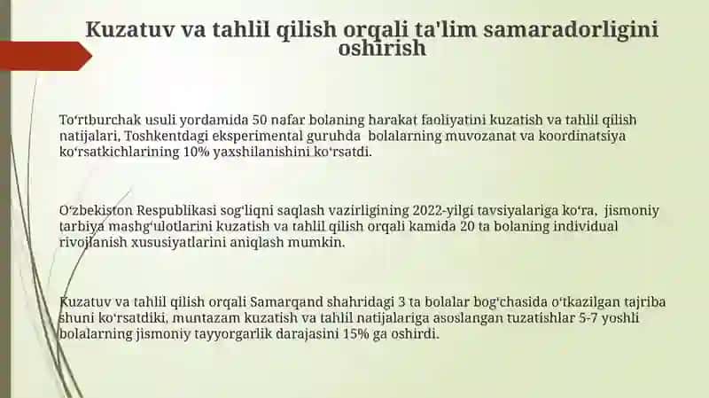Maktabgacha ta'limgajismoniy tarbiya metodikasi 3