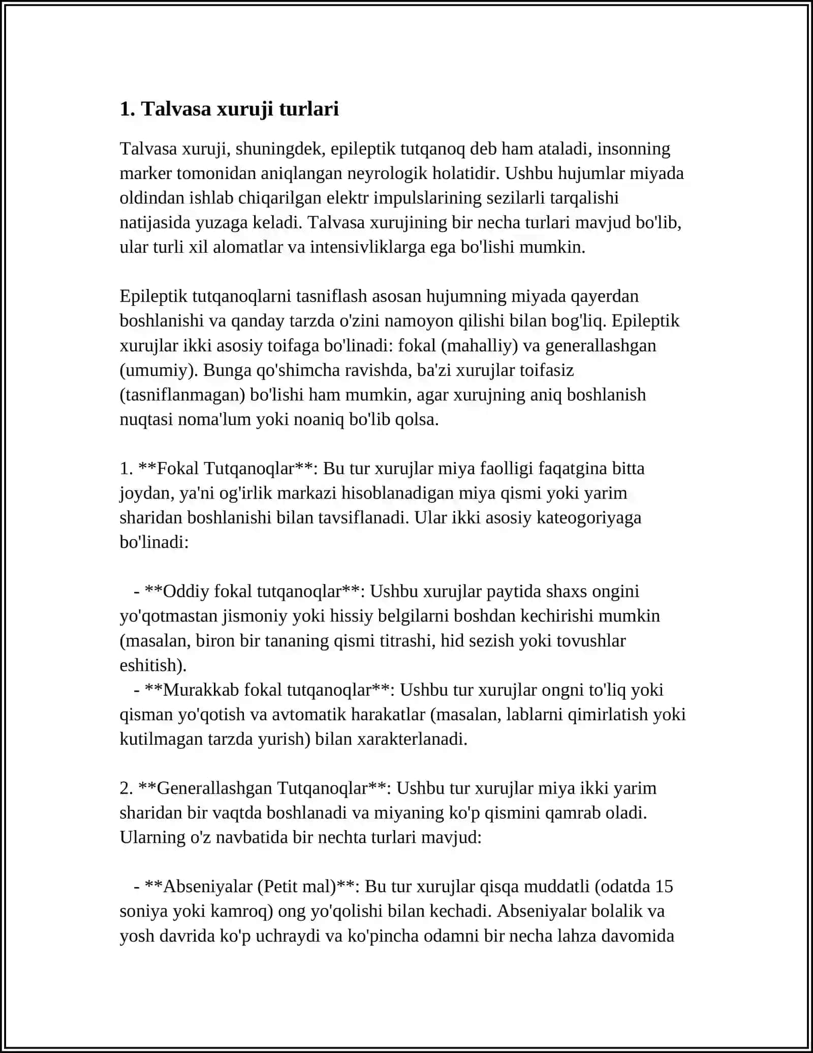 TALVASA XURUJI TURLARI UNI DAVOLASHDA ISHLATILADIGAN DORI VOSITALARI 3