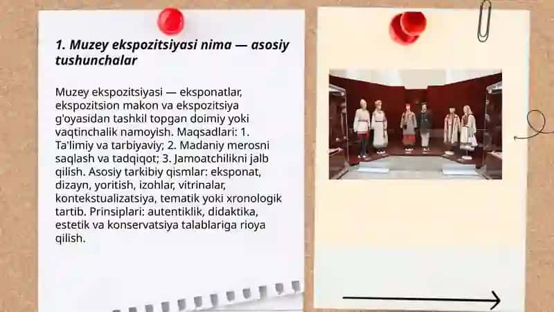 Muzey ekspozitsiyasi 3