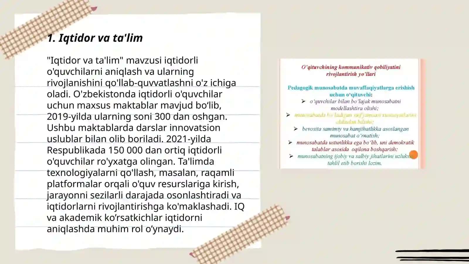 Qobiliyat va iqtidor 3