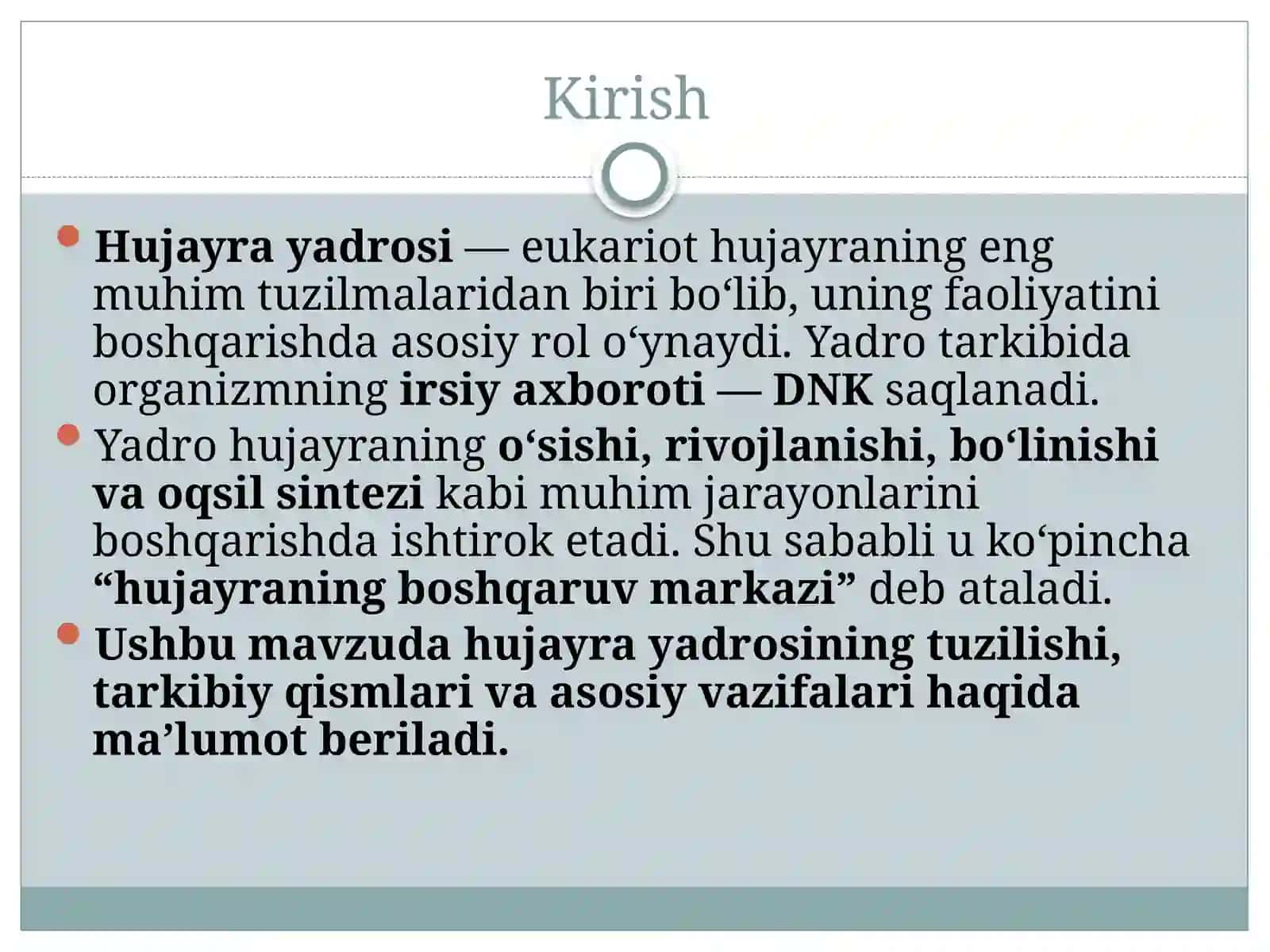 Hujayrasikli,mitoz 3