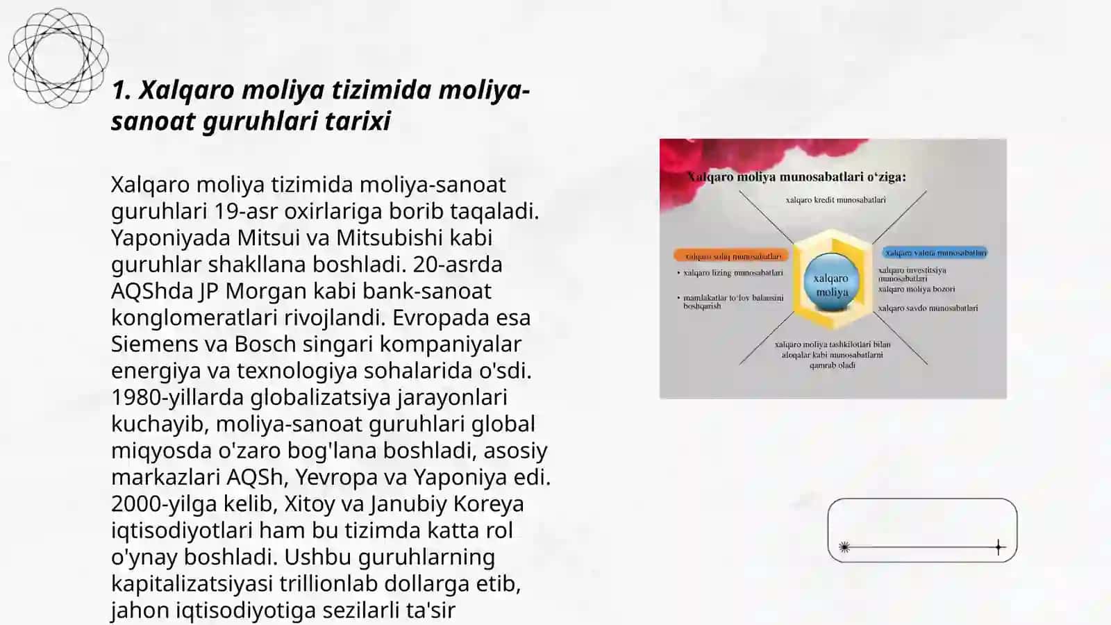 Xalqaro moliya tizimida moliya-sanoat guruhlari 3