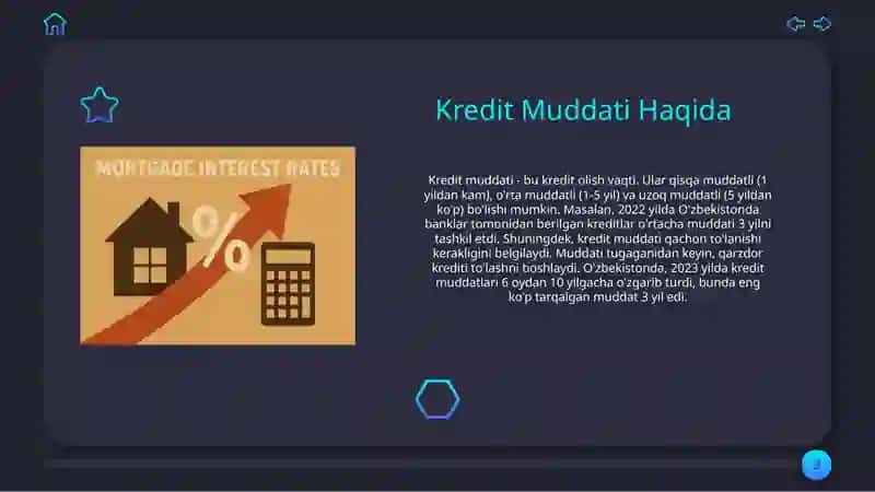 KREDIT MUDDATI VA FOIZ STAVKALARI MIQDORINI ANIQLASH 3