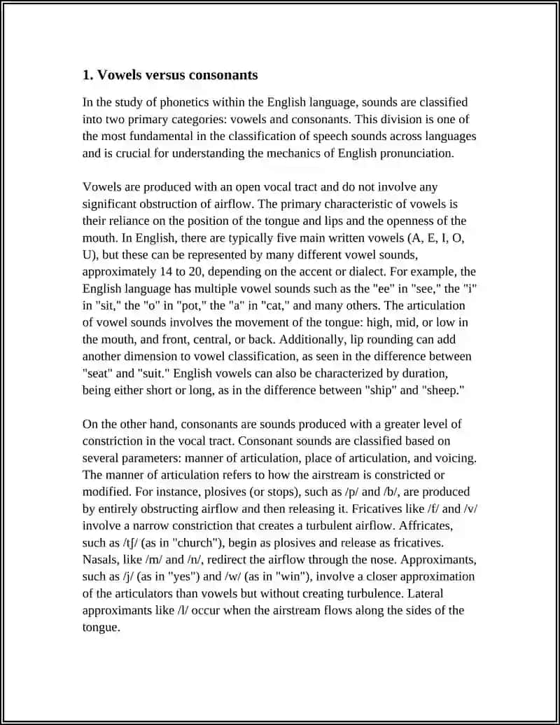 THE CLASSIFICATION OF SPEECH SOUNDS 3