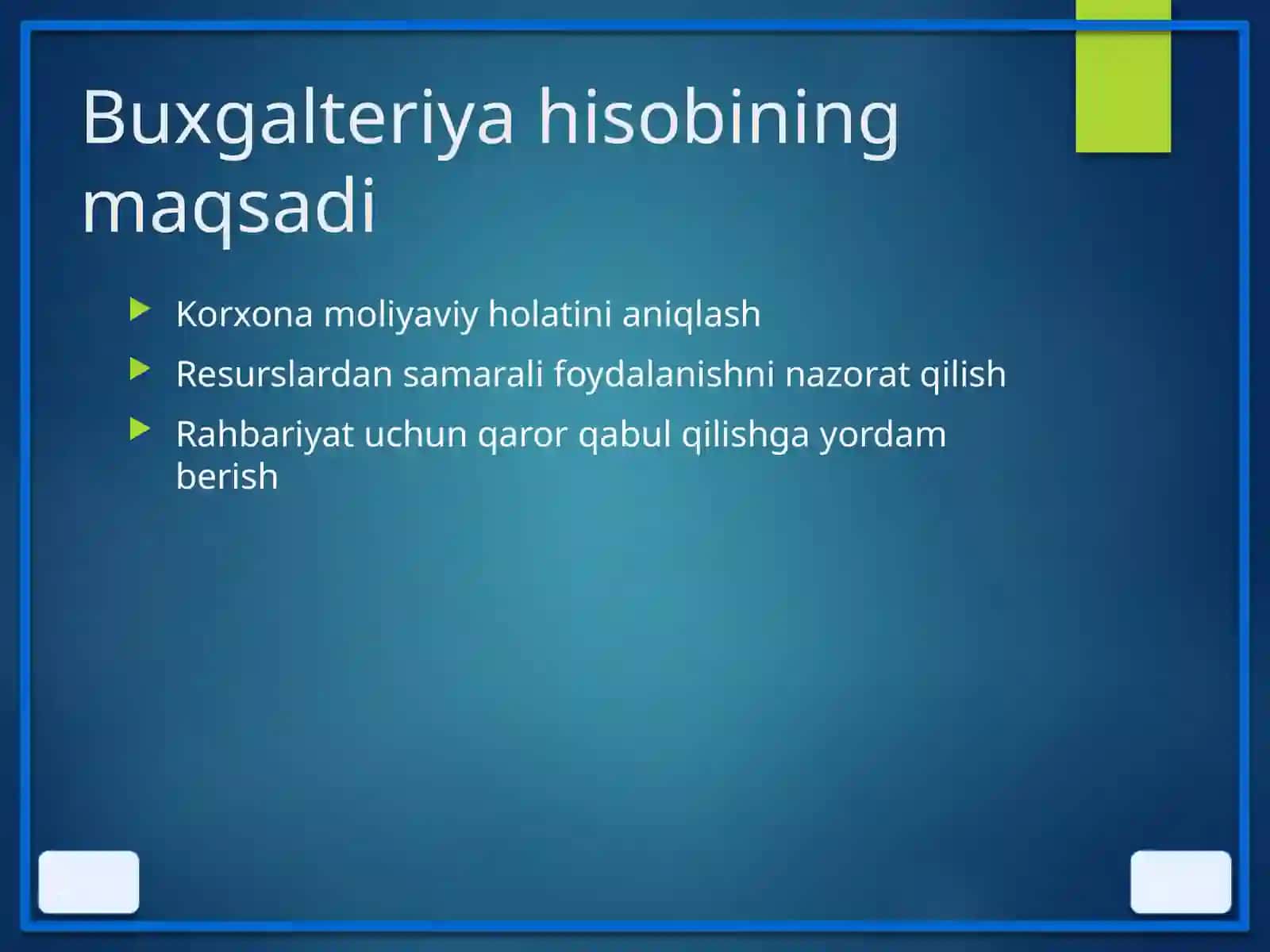 Buxgalteriya hisobi va usullari 3