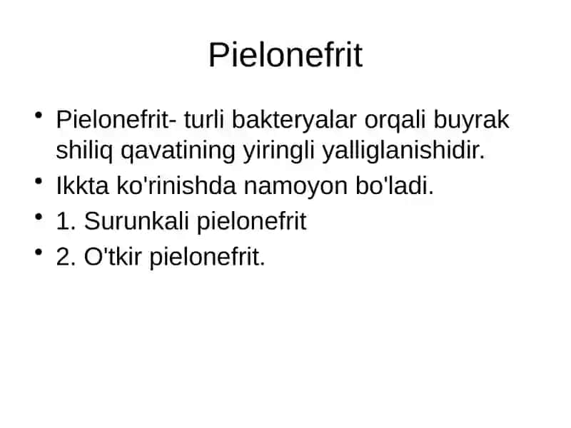 Pielonefrit 3