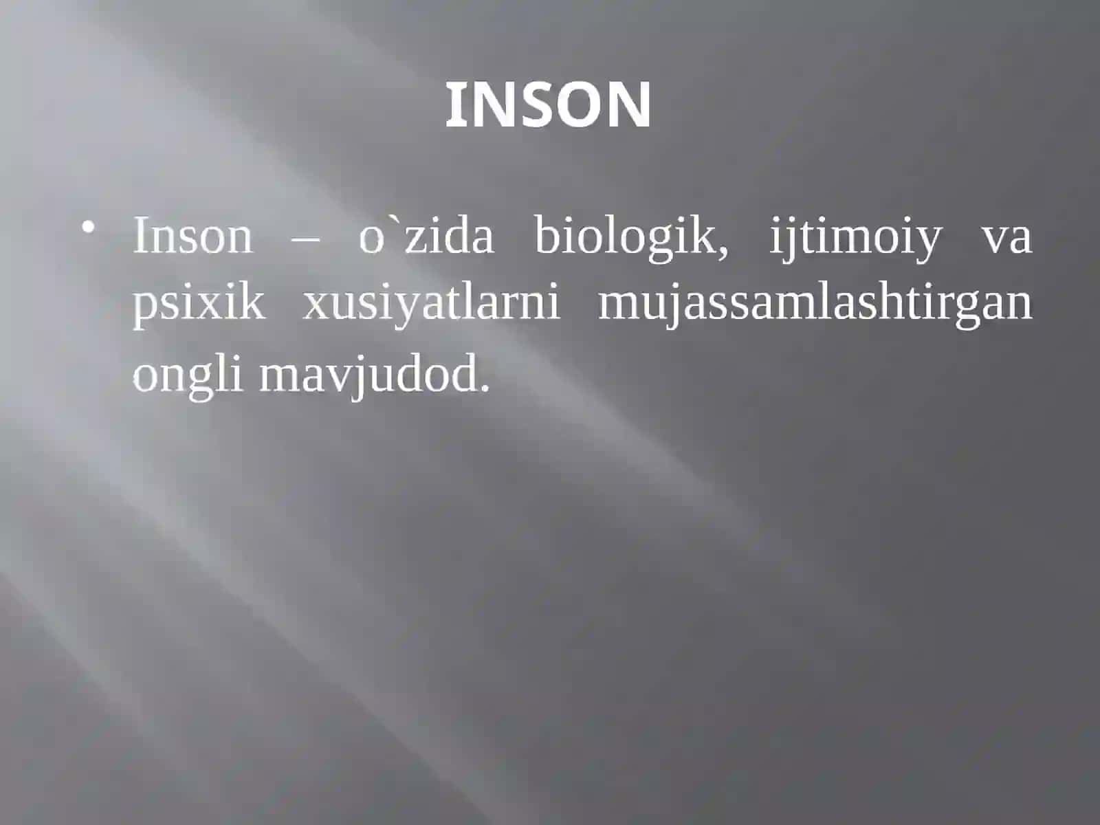 Falsafiy antropologiya (inson falsafasi). Jamiyat va oila falsafasi 3