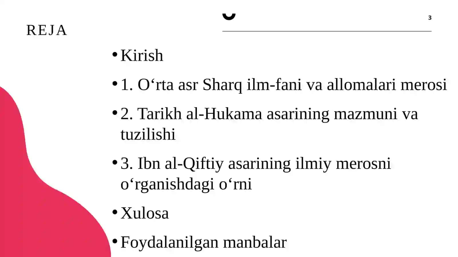 O‘rtaasr Sharq allomalari ilmiy merosini o‘rganishda Ibn al-Qiftiy asarining o‘rni 3