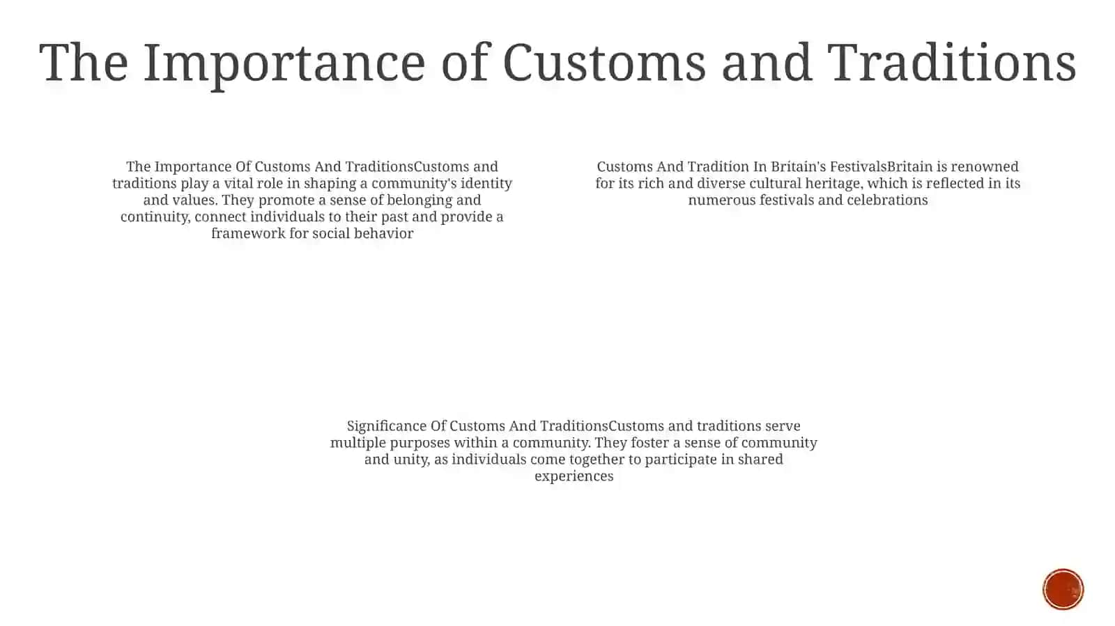 Customs and Traditions in British Festivals 3