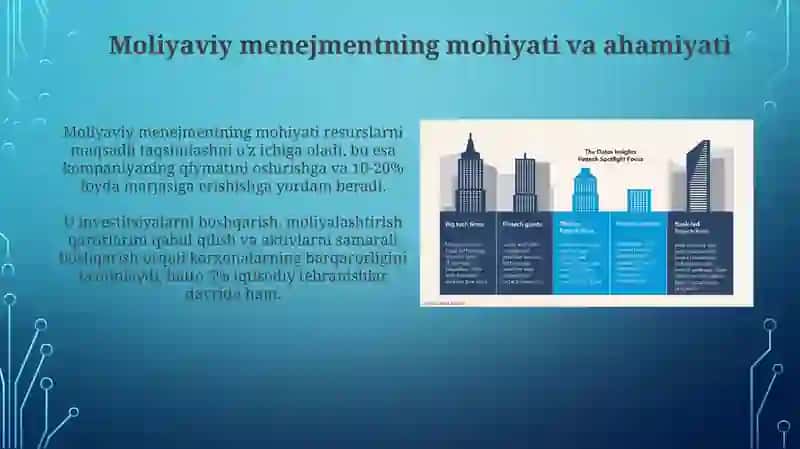 Moliyaviy menejmentning mohiyati va global iqtisodiyotning ta'siri 3