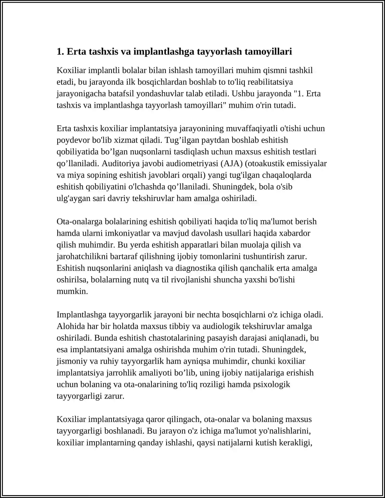 KOXILIAR IMLANTLI BOLALAR BILAN ISHLASH TAMOYILLARI 3