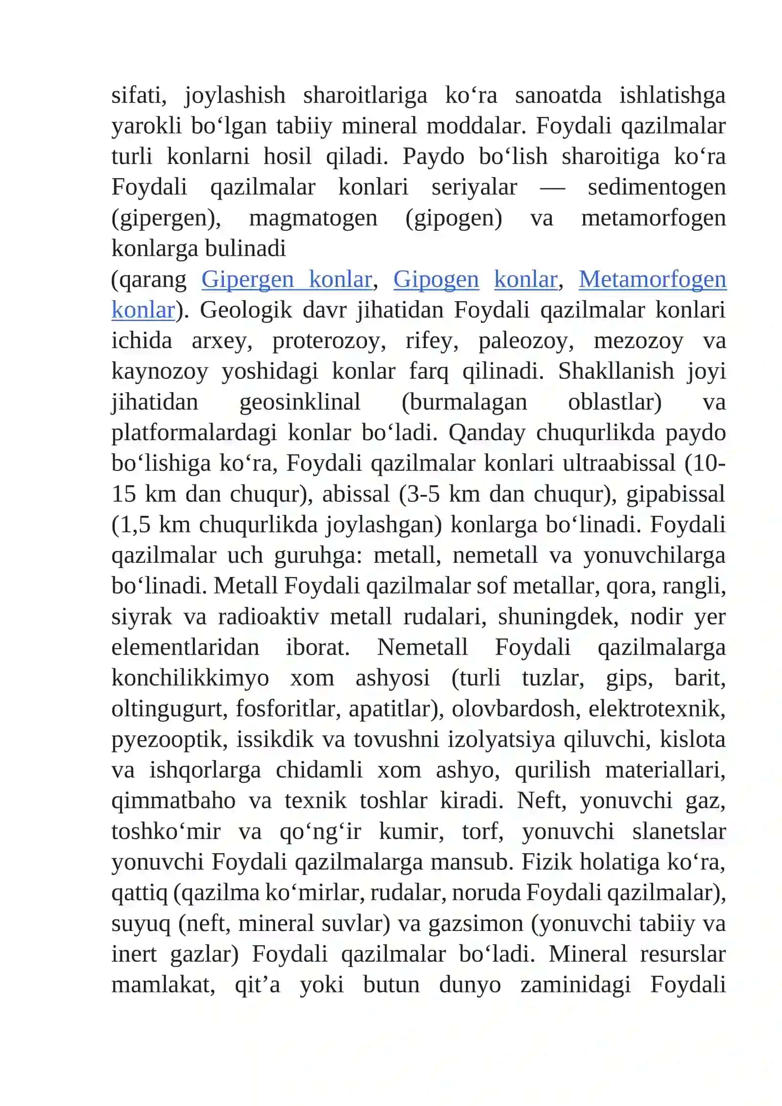 Tabiiy resurslar haqida ma’lumot yer usti va yer osti boyliklari 3