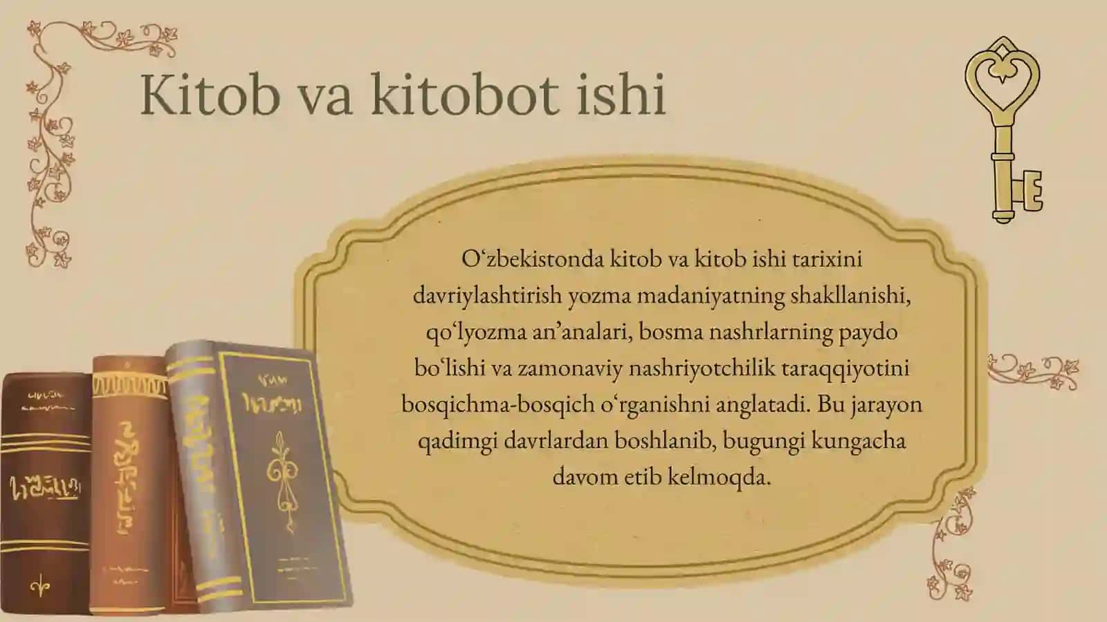 Oʻzbekistonda kitob va kitobot ishini davriylashtirish 3