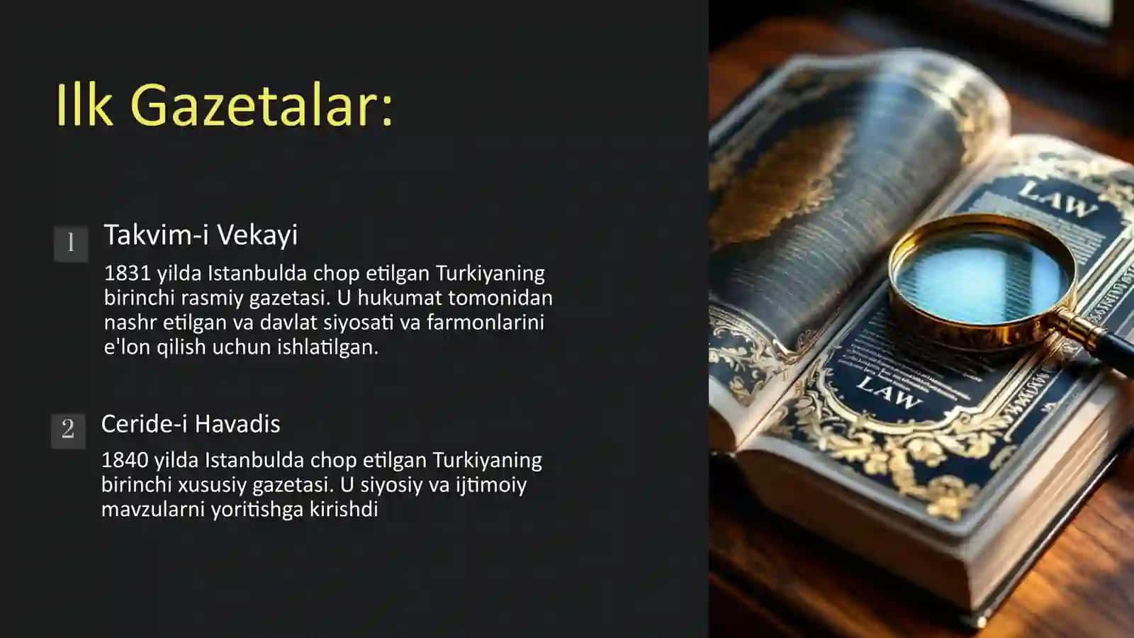 Turkiya Matbuoti Tarix va Hozirgi Holat 3