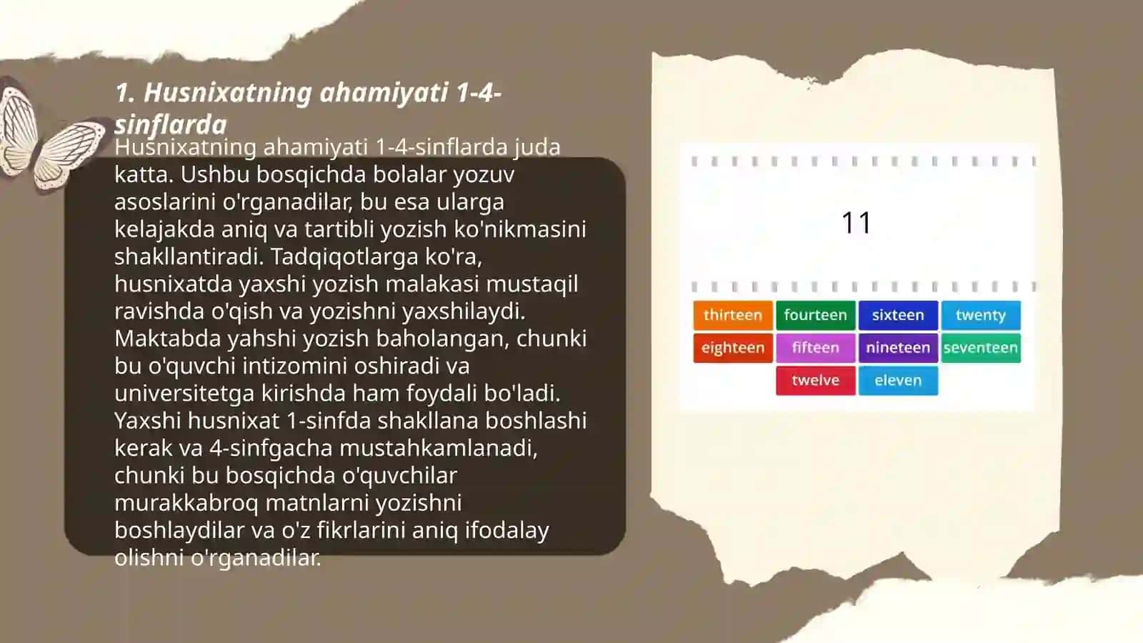 Husnixat daqiqalarini rejalashtirish va uning tahlili 3
