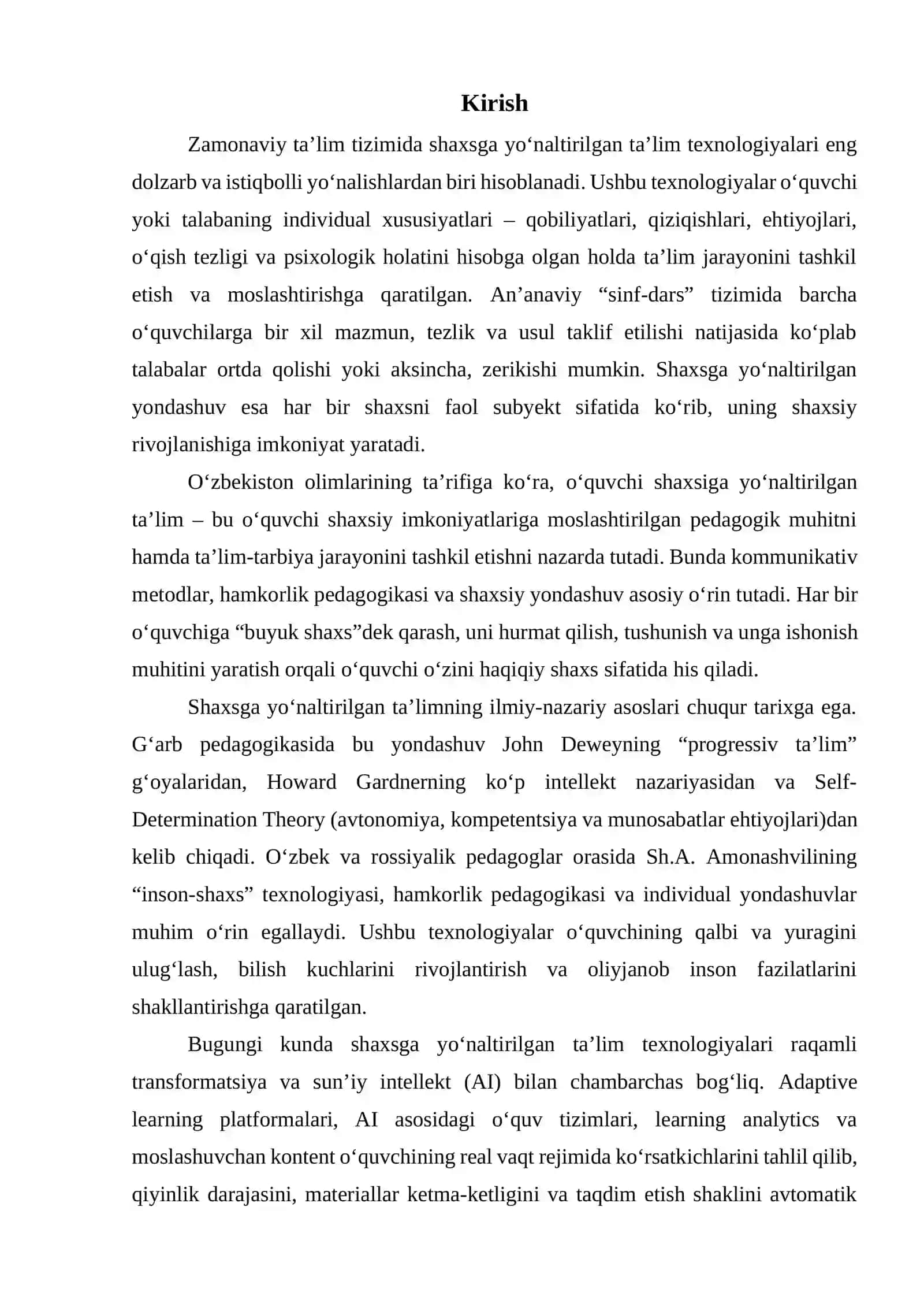 Shaxsga yo‘naltirilgan ta’lim texnologiyalari 3