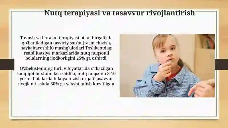 Nutq terapiyasi va tasavvur rivojlantirish 3