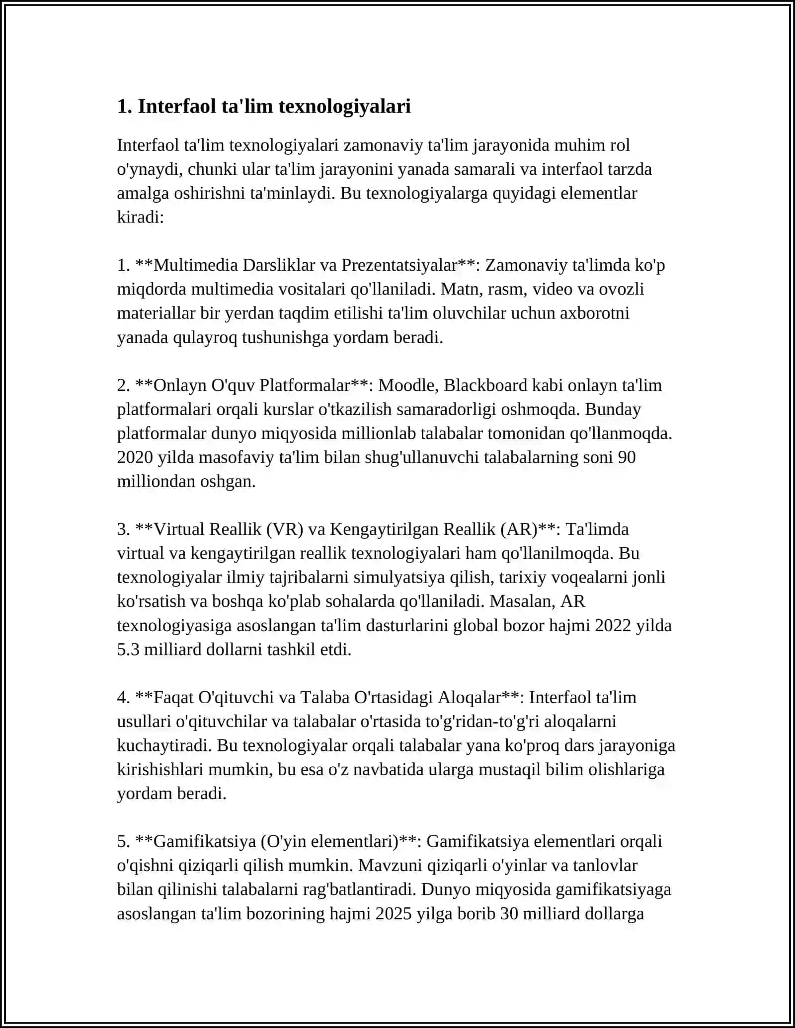 BIOLOGIYANI O’QITISHDA O’QUVCHILARNING BILISH FAOLIYATINI FAOLLASHTIRISH VA TA’LIM SAMARADORLIGINI OSHIRISHGA IMKON BERADIGAN TEXNOLOGIYALAR GURUHI 3