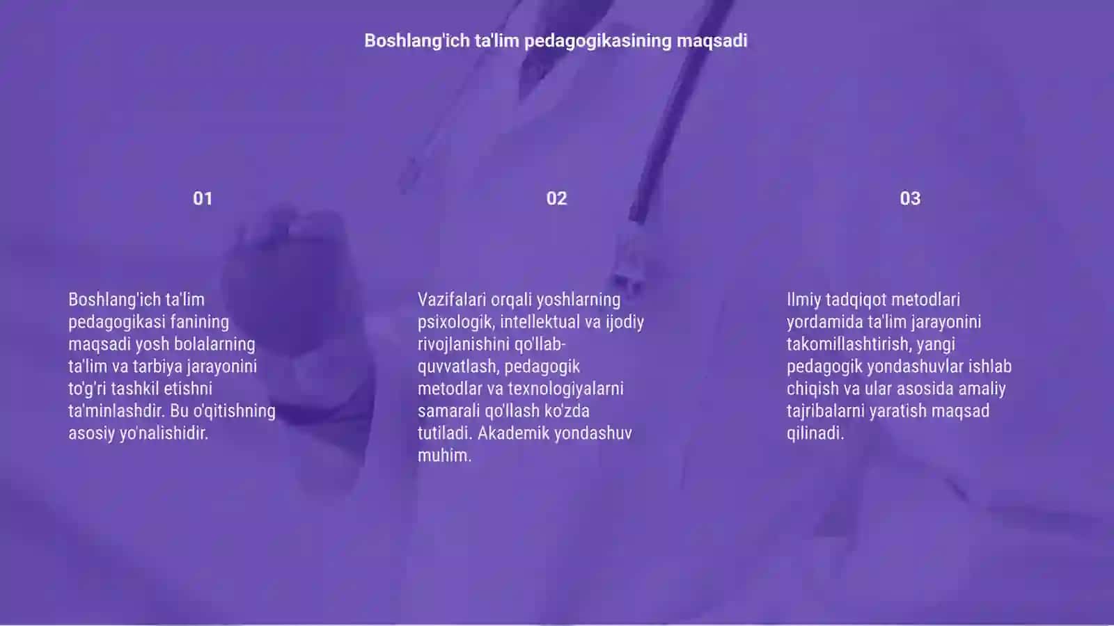 Boshlang'ich ta'lim pedagogikasi 3