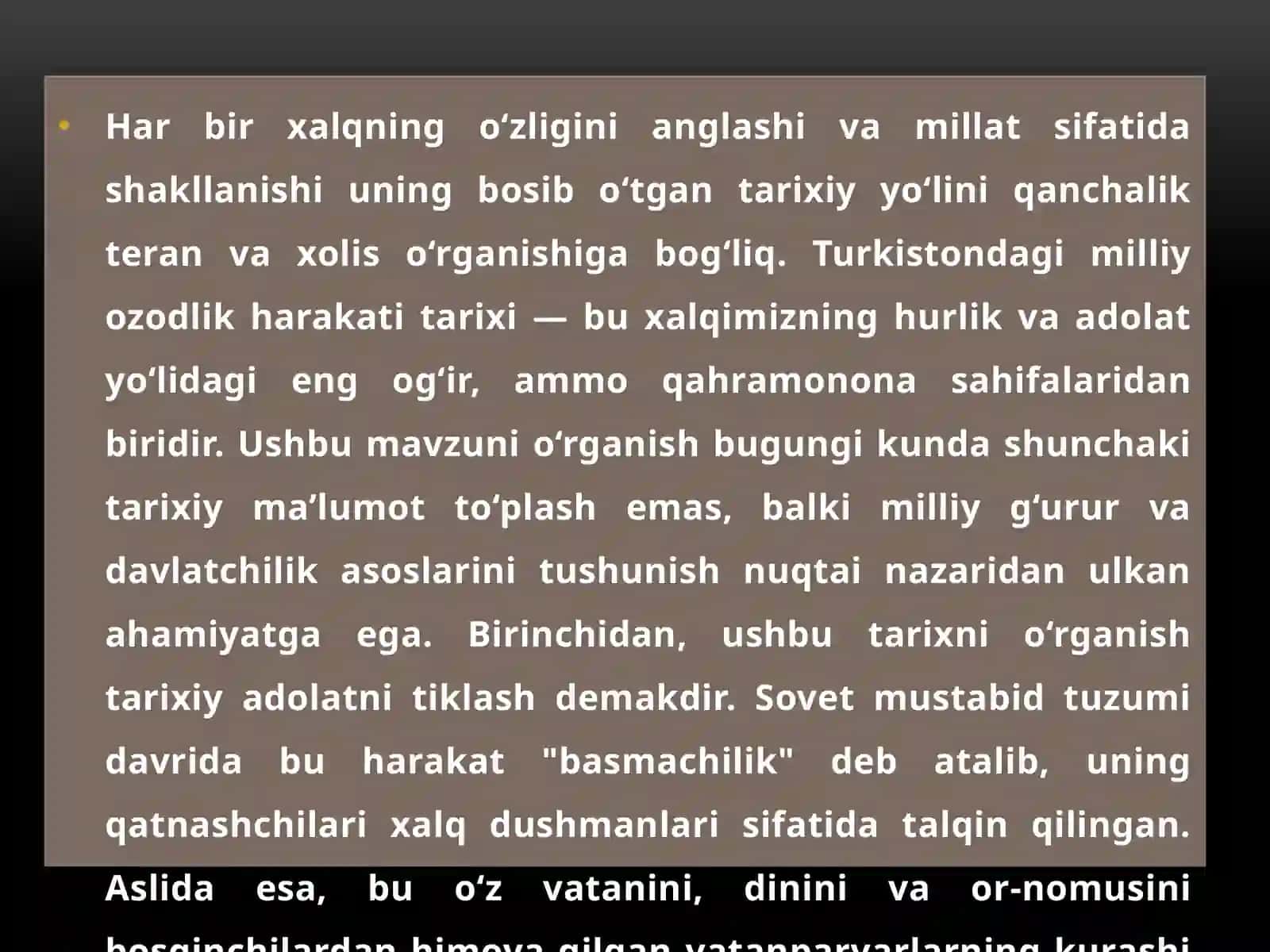 Turkistondagi milliy ozodlik harakatini yoritishning tarixshunosligi 3