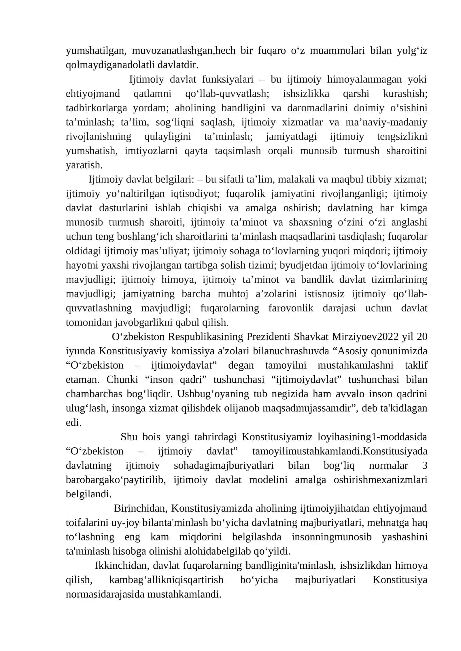 O‘zbekiston suveren, demokratik, huquqiy, ijtimoiy va dunyoviy davlat 3